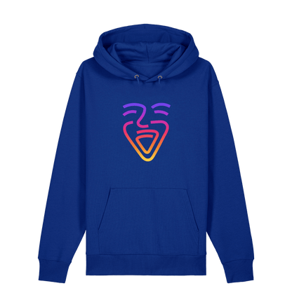 Worker Blue Printed Sweater Front