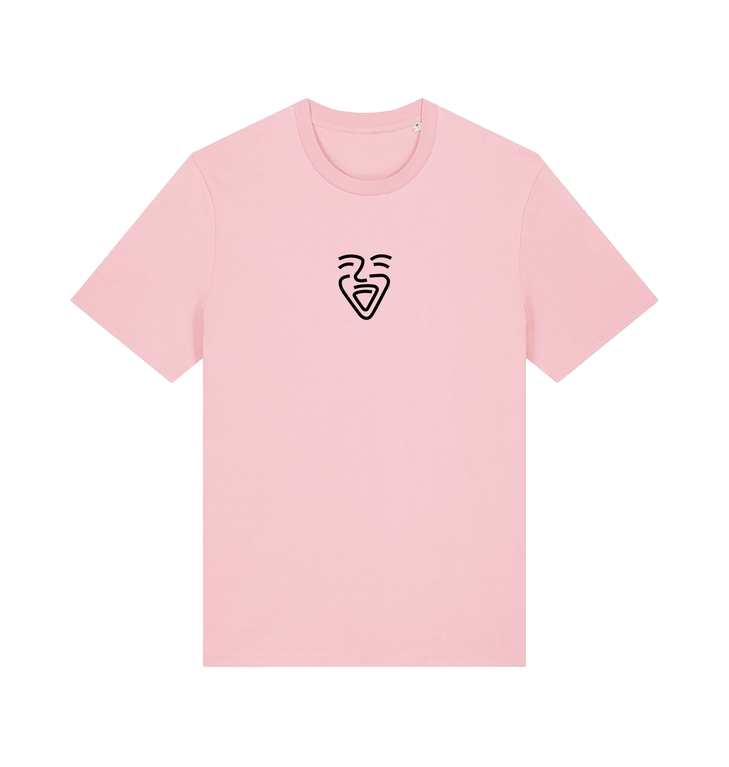 Cotton Pink Printed T-shirt Front