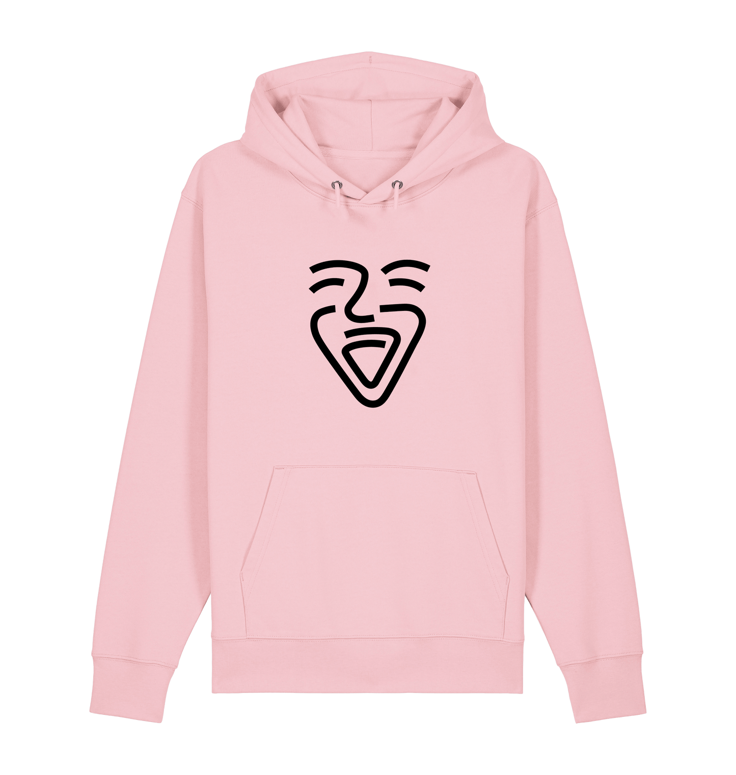 Cotton Pink Printed Sweater Front