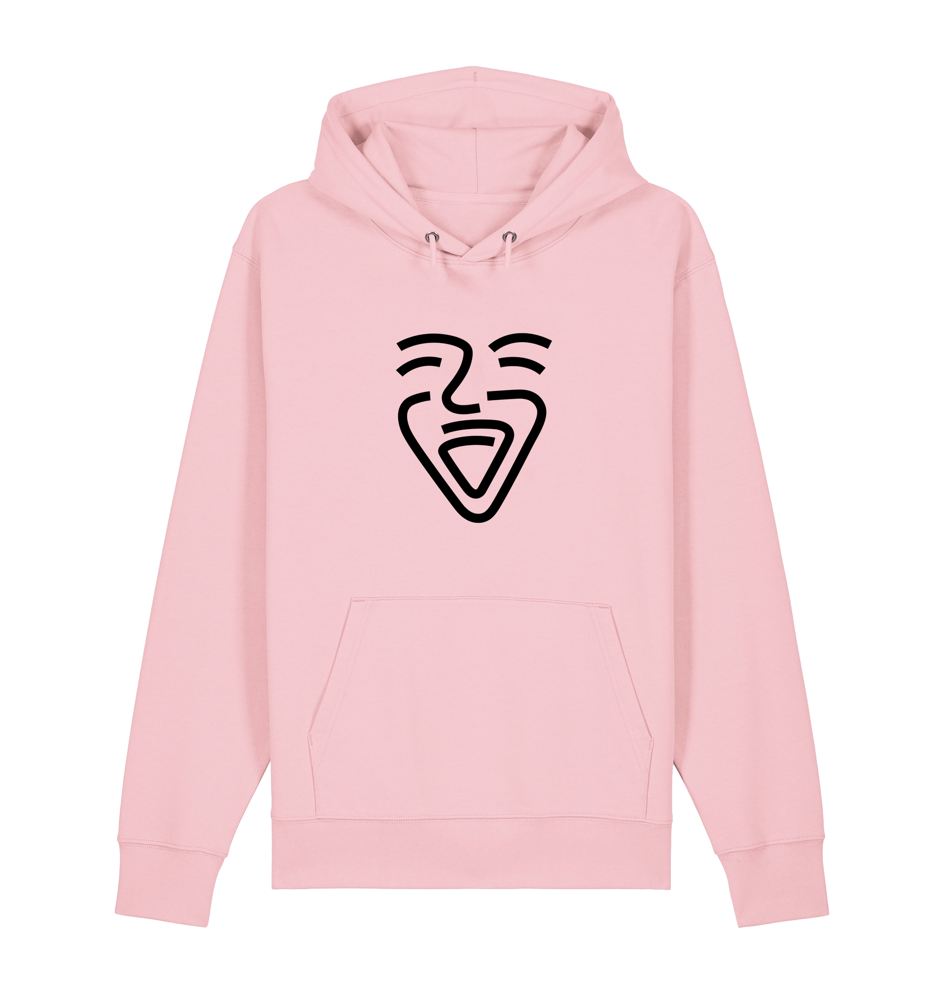 Cotton Pink Printed Sweater Front
