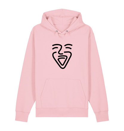 Cotton Pink Printed Sweater Front