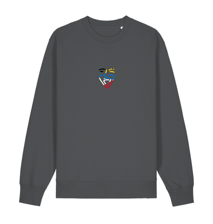 Anthracite Printed Sweater Front
