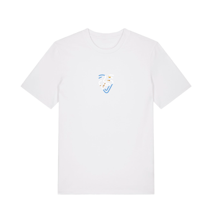 White Printed T-shirt Front