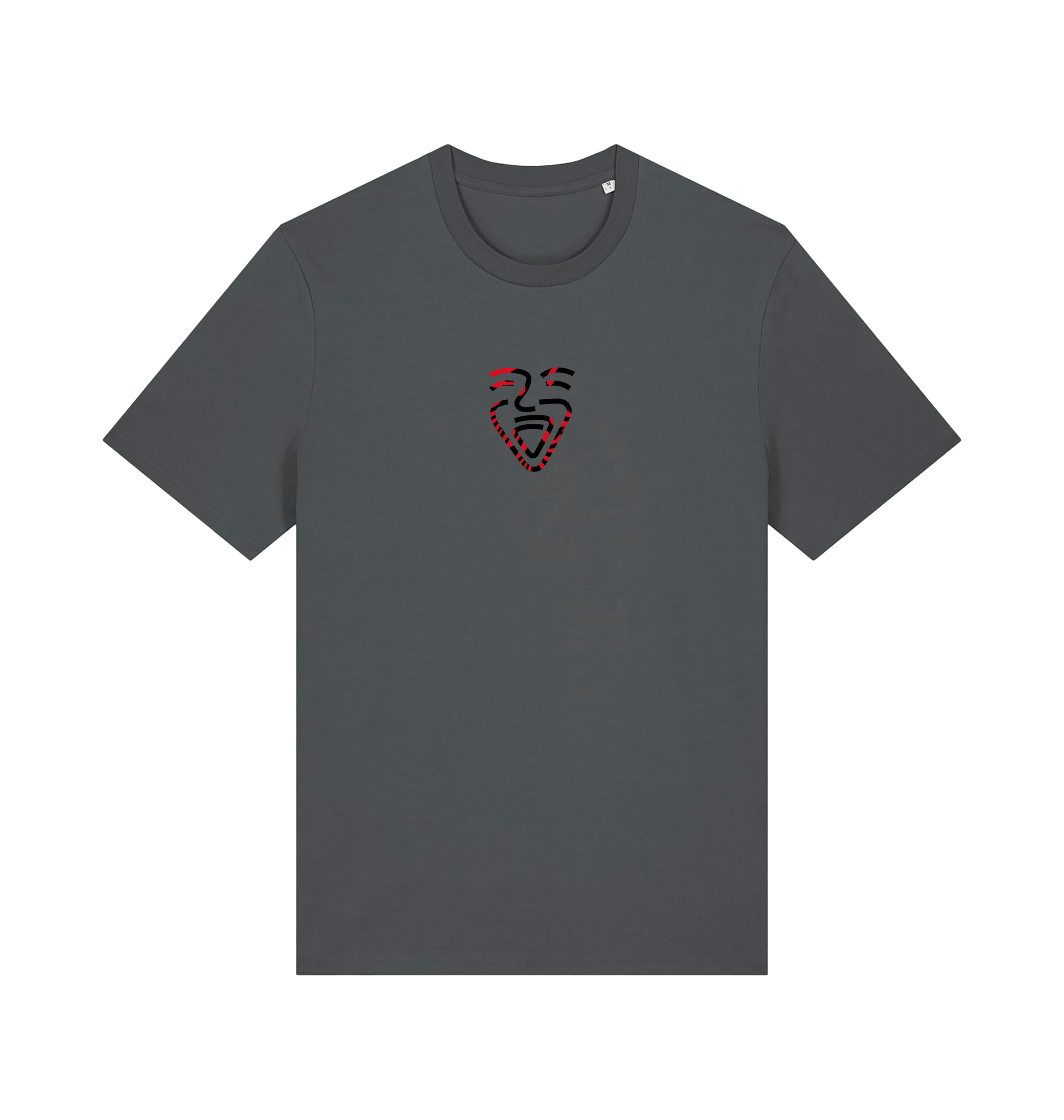 Anthracite Printed T-shirt Front