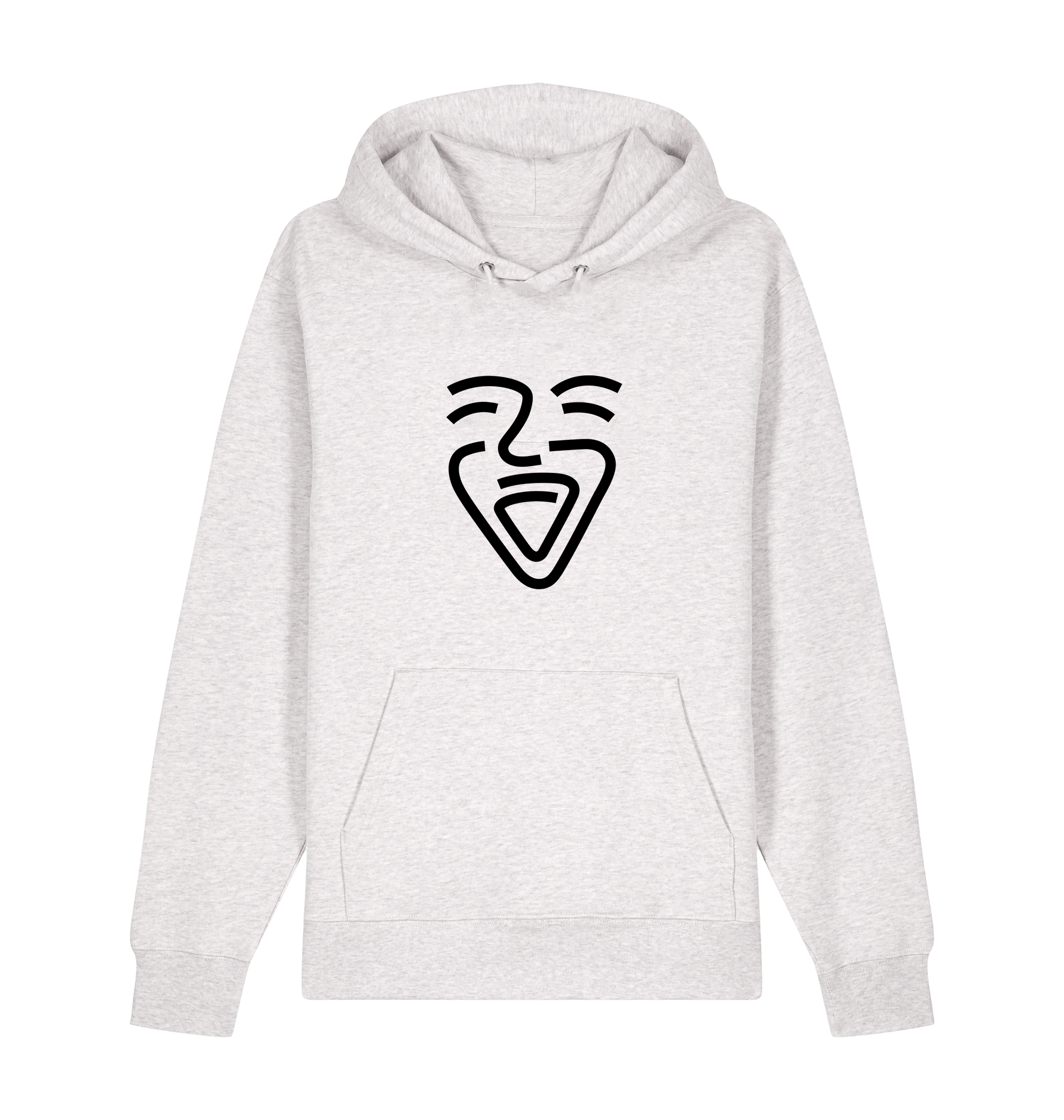 Cool Heather Grey Printed Sweater Front