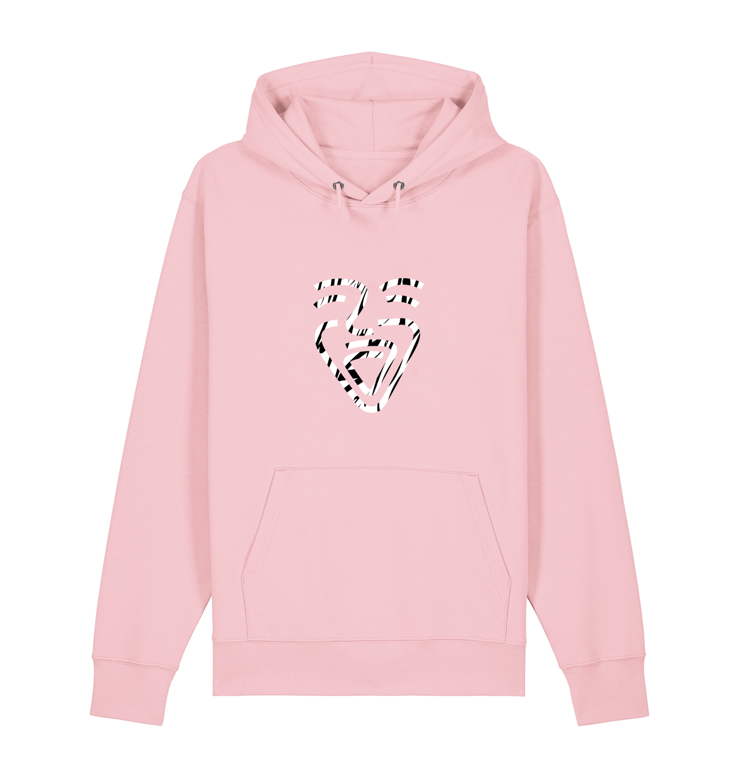 Cotton Pink Printed Sweater Front