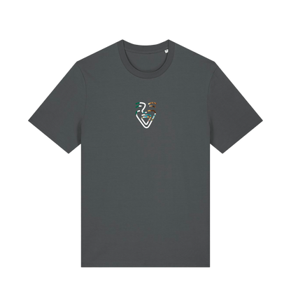 Anthracite Printed T-shirt Front