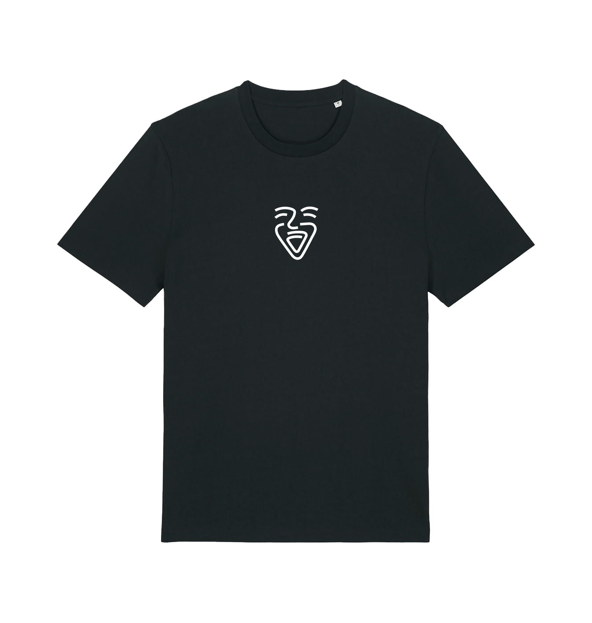 Black Printed T-shirt Front