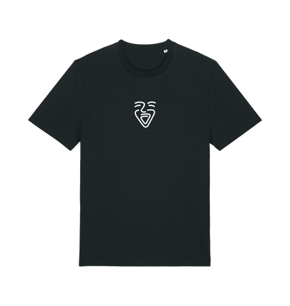 Black Printed T-shirt Front