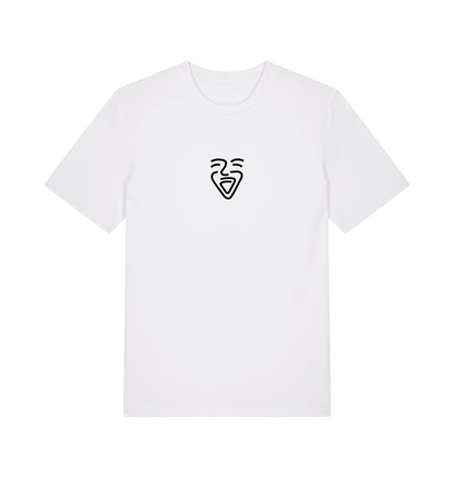 White Printed T-shirt Front