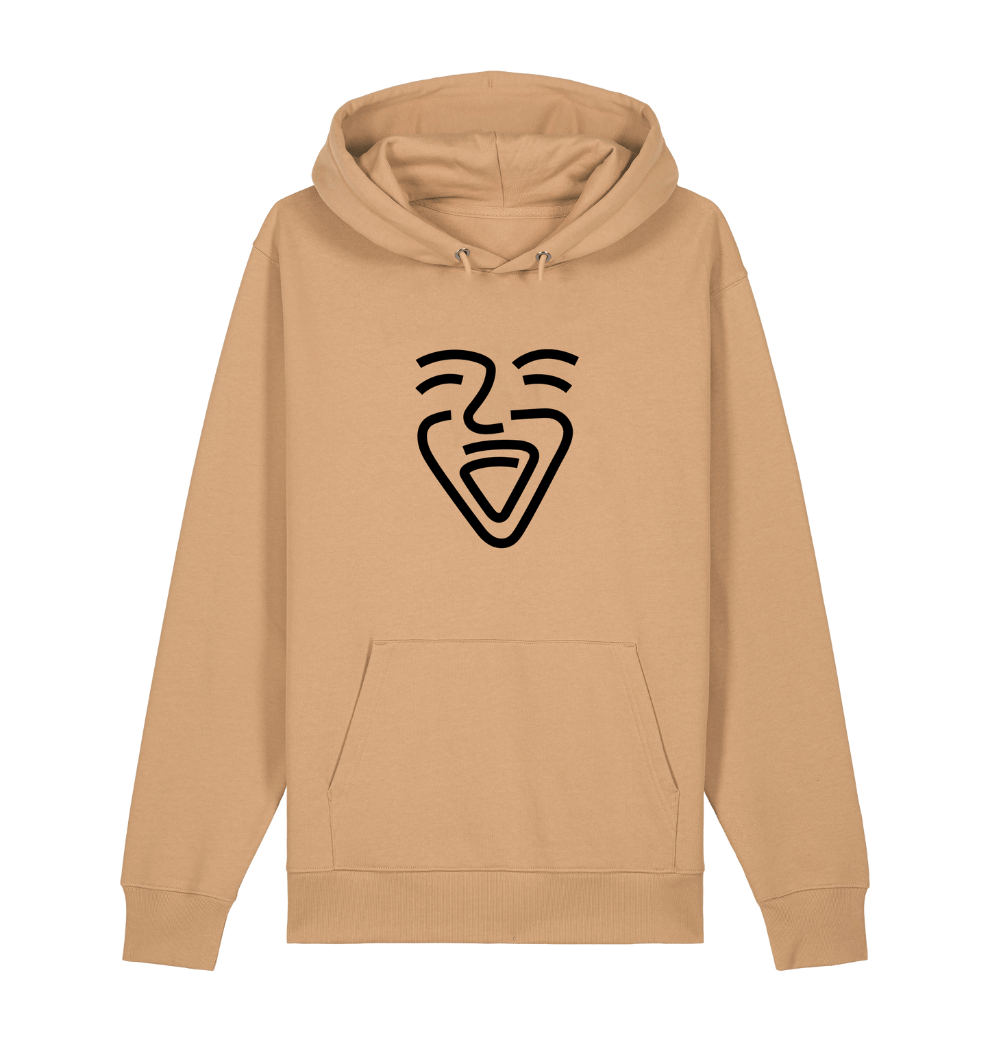 Latte Printed Sweater Front