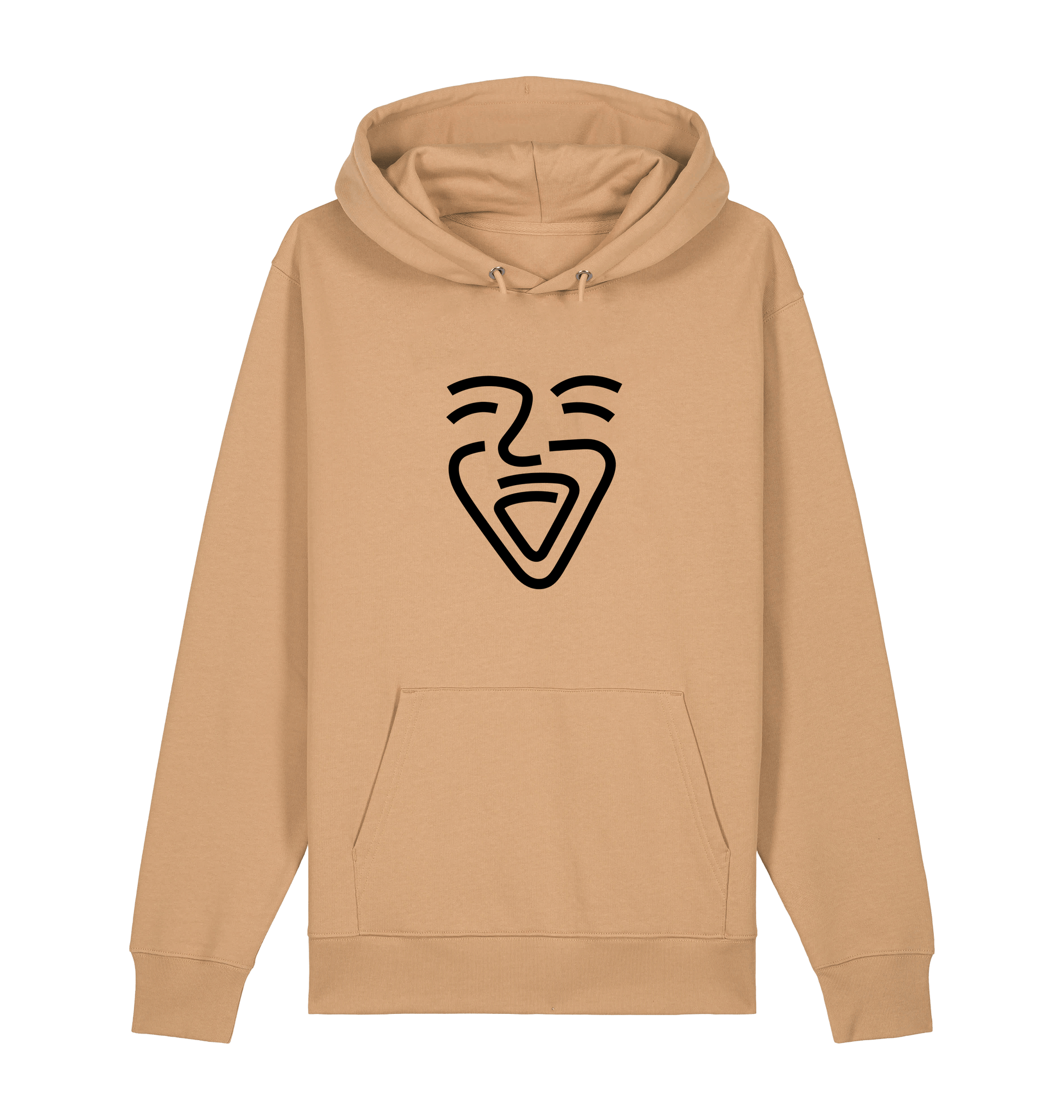Latte Printed Sweater Front