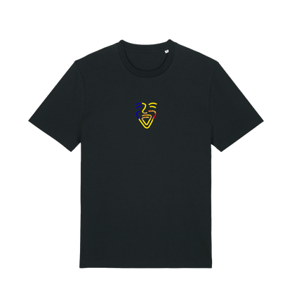 Black Printed T-shirt Front