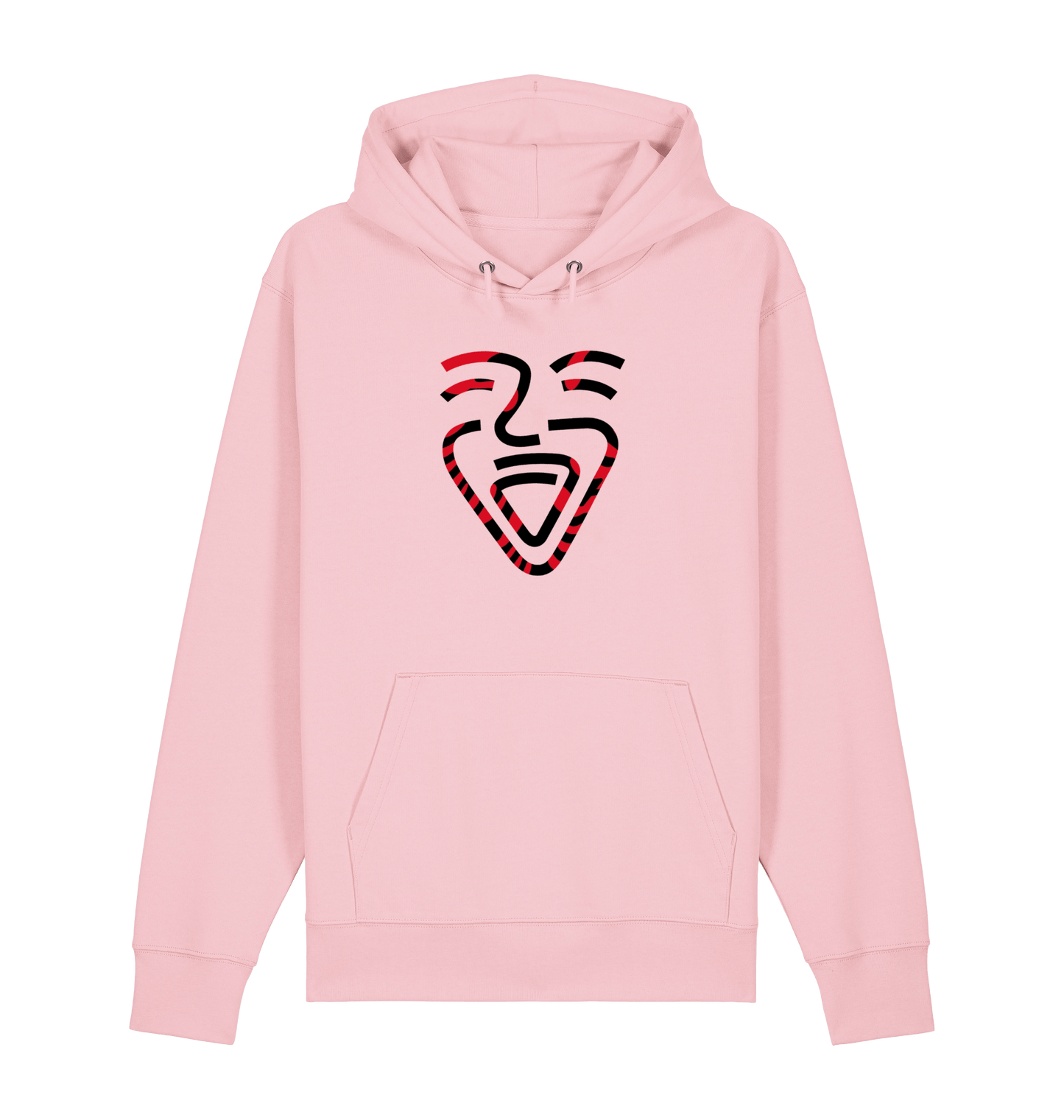 Cotton Pink Printed Sweater Front