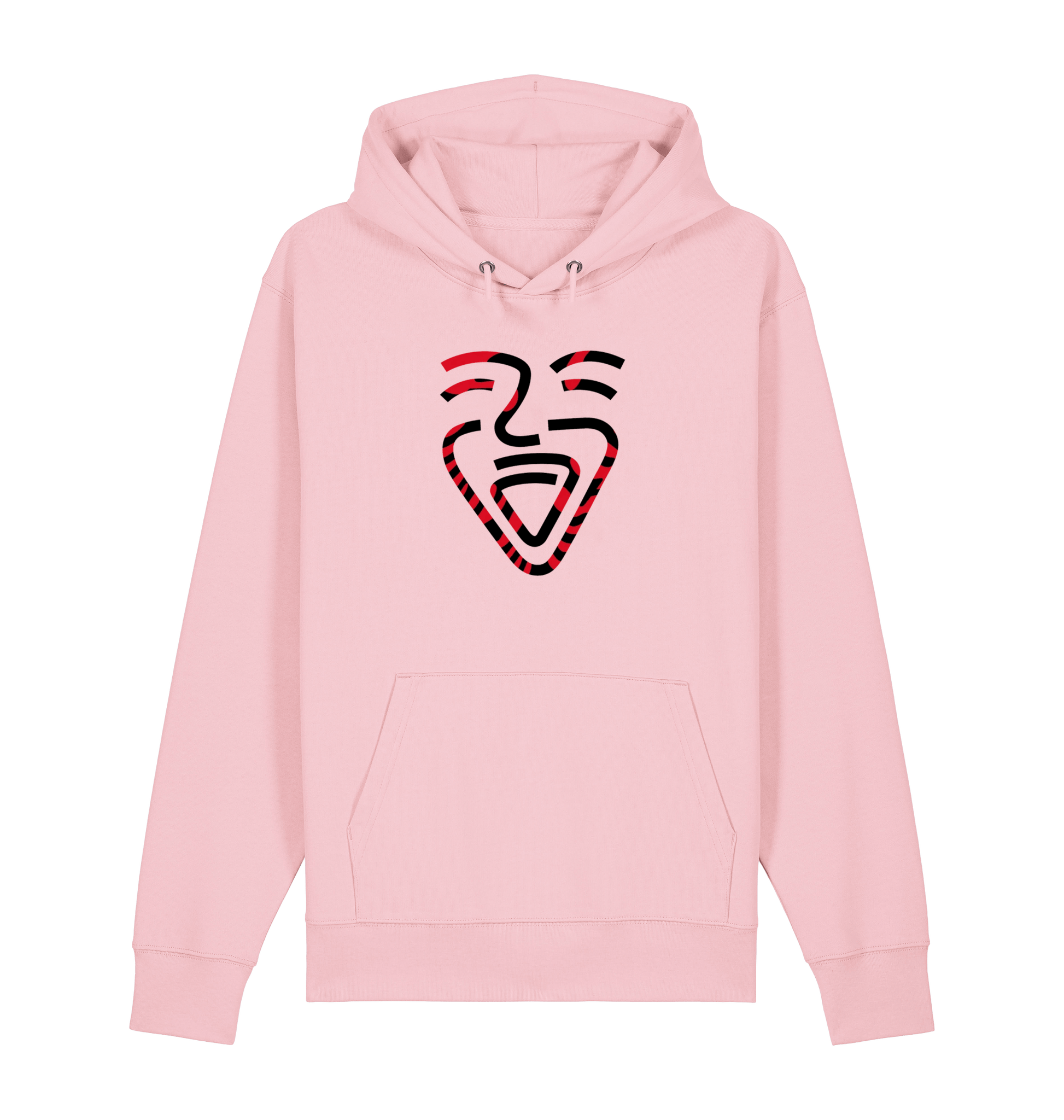 Cotton Pink Printed Sweater Front