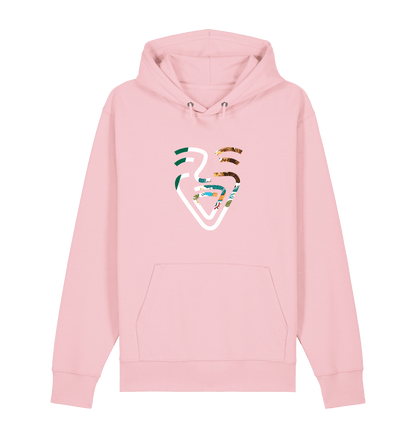 Cotton Pink Printed Sweater Front