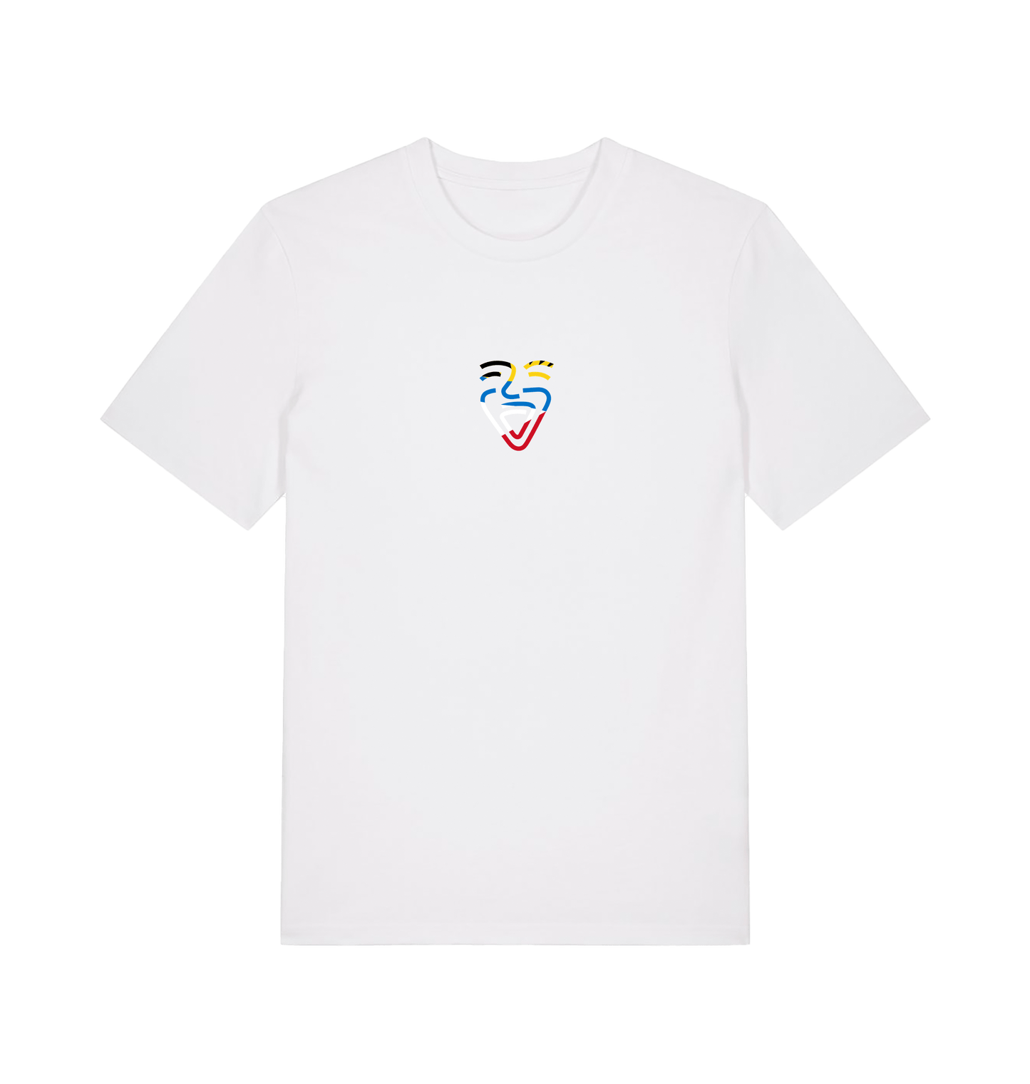 White Printed T-shirt Front