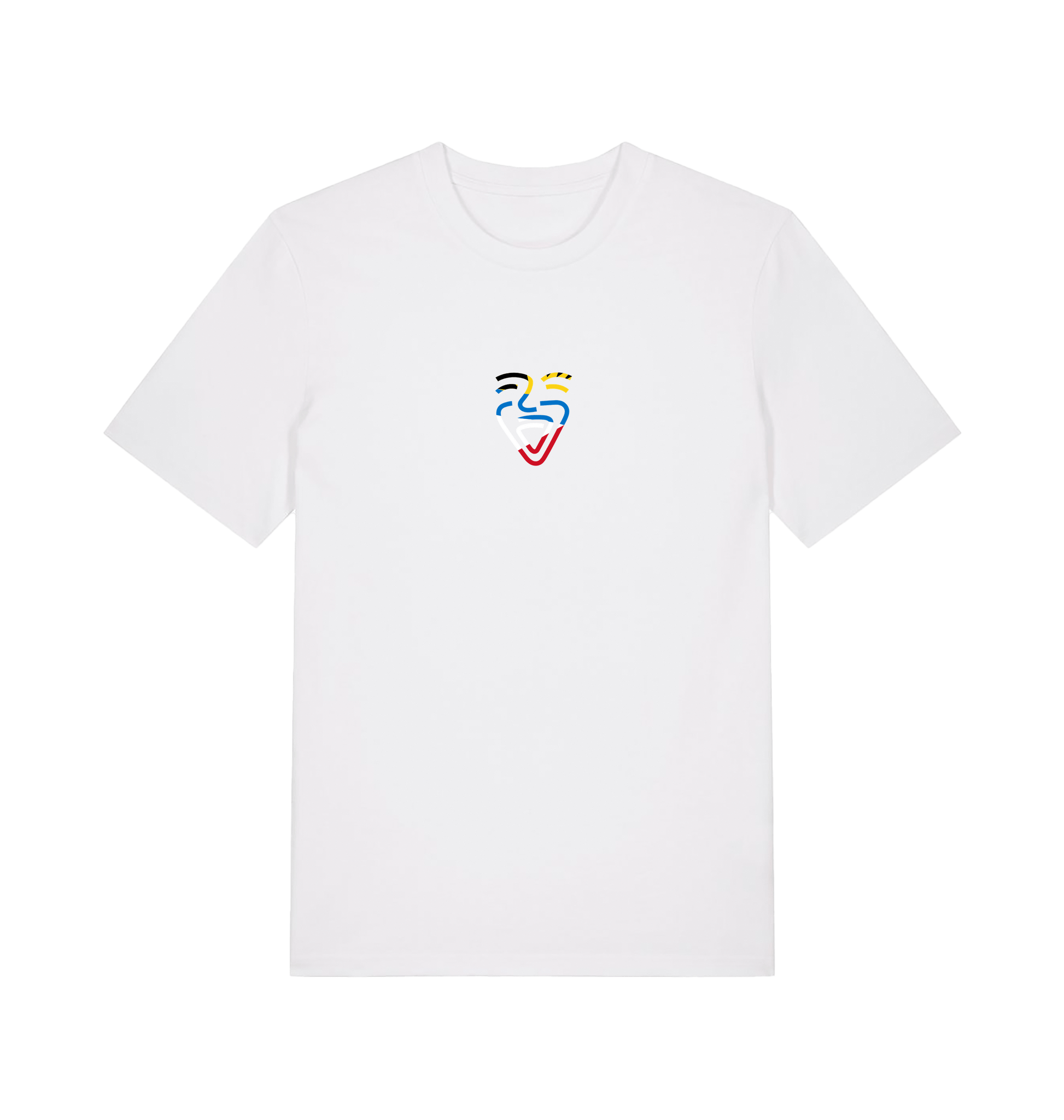 White Printed T-shirt Front
