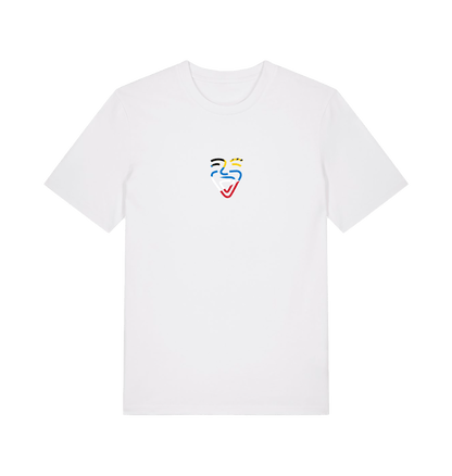 White Printed T-shirt Front