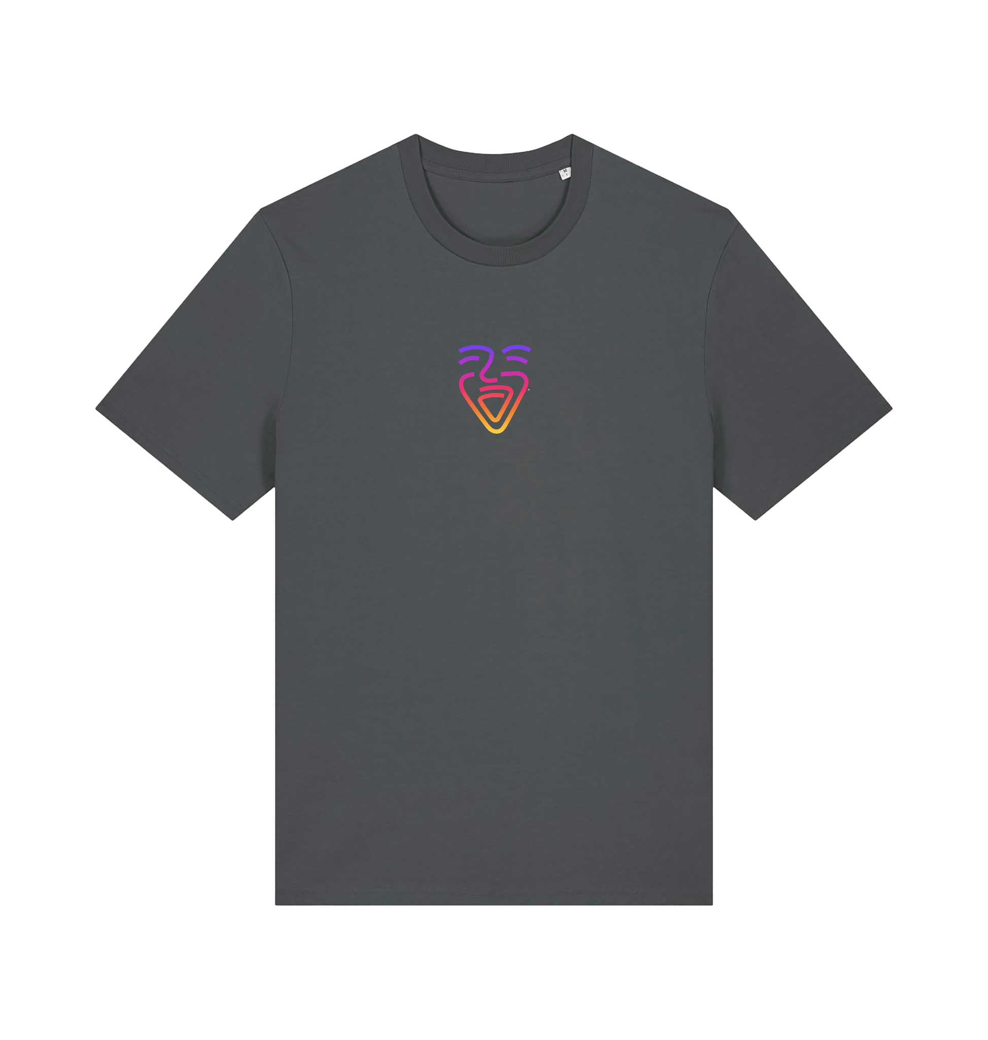 Anthracite Printed T-shirt Front