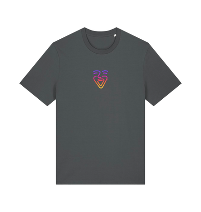 Anthracite Printed T-shirt Front