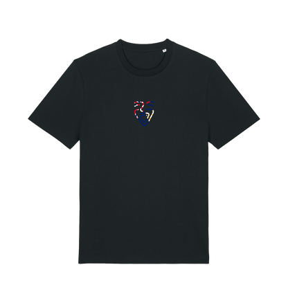 Black Printed T-shirt Front