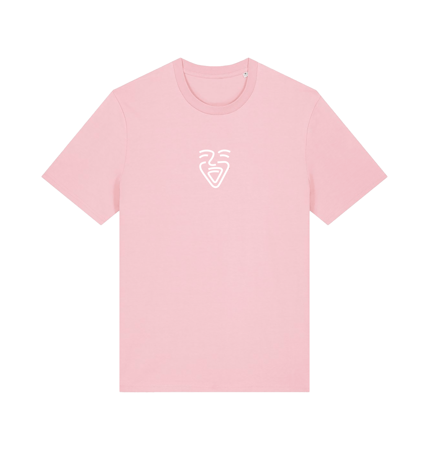 Cotton Pink Printed T-shirt Front