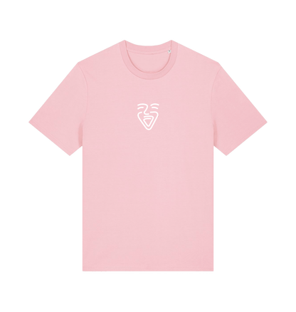 Cotton Pink Printed T-shirt Front