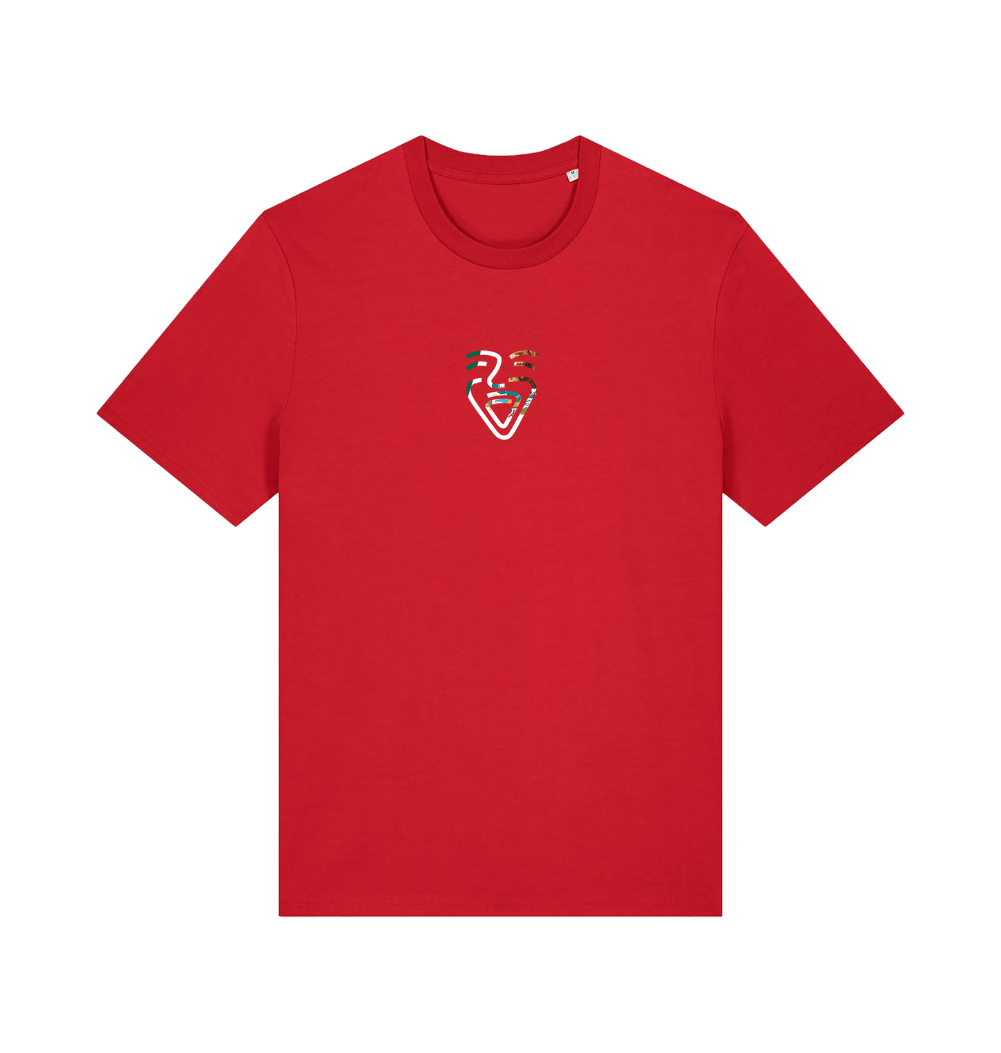 Red Printed T-shirt Front