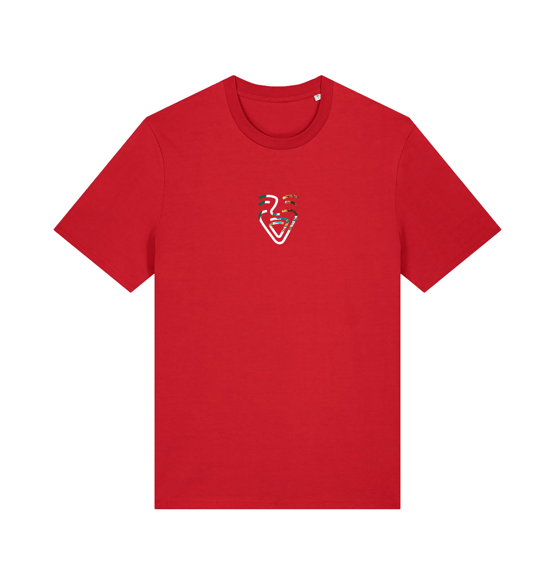 Red Printed T-shirt Front