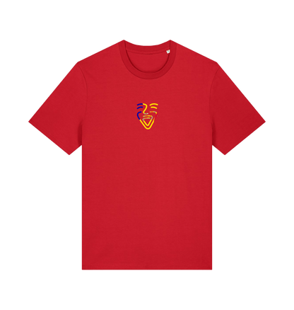 Red Printed T-shirt Front
