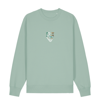 Aloe Printed Sweater Front