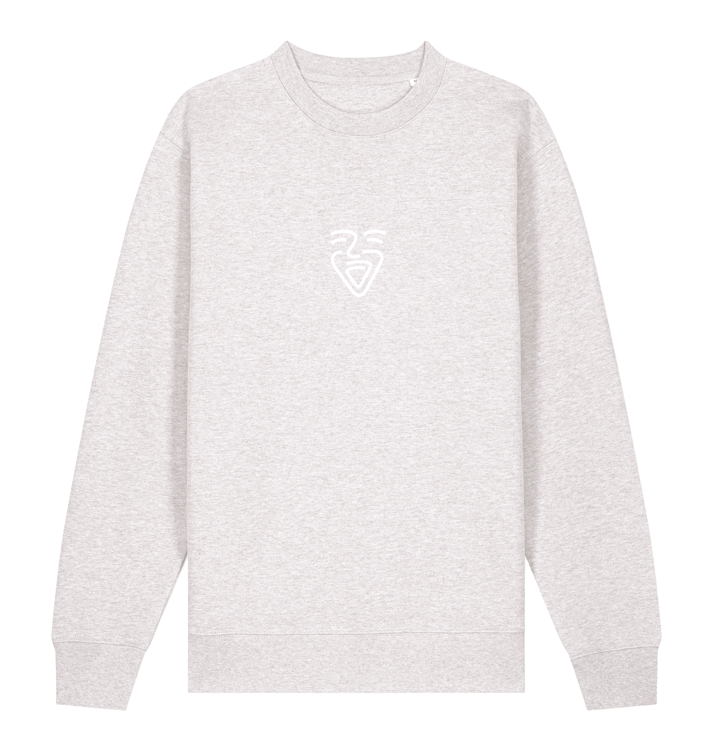 Cool Heather Grey Printed Sweater Front