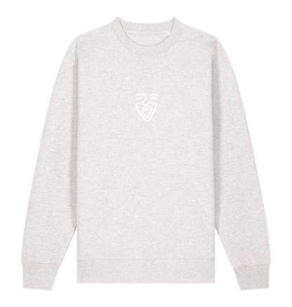 Cool Heather Grey Printed Sweater Front