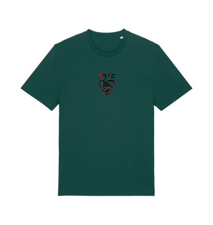 Glazed Green Printed T-shirt Front