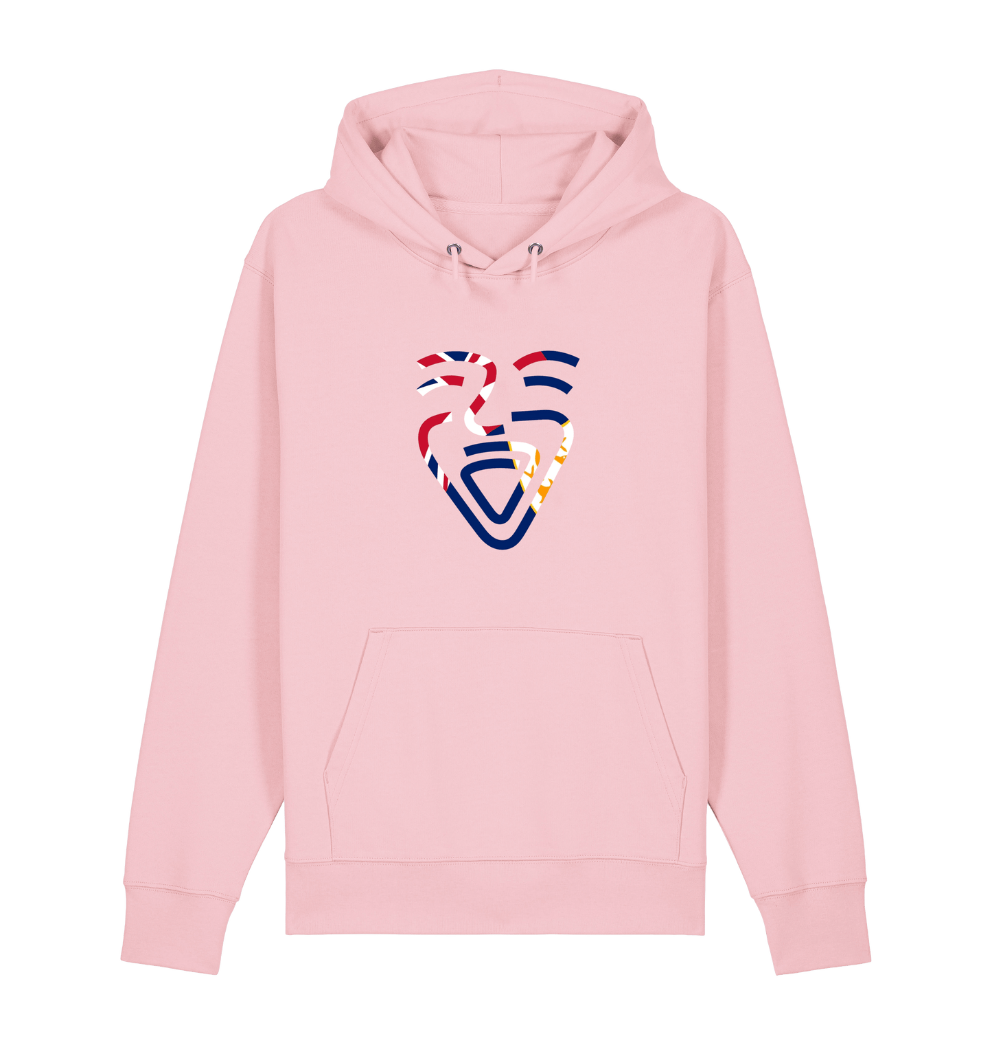 Cotton Pink Printed Sweater Front