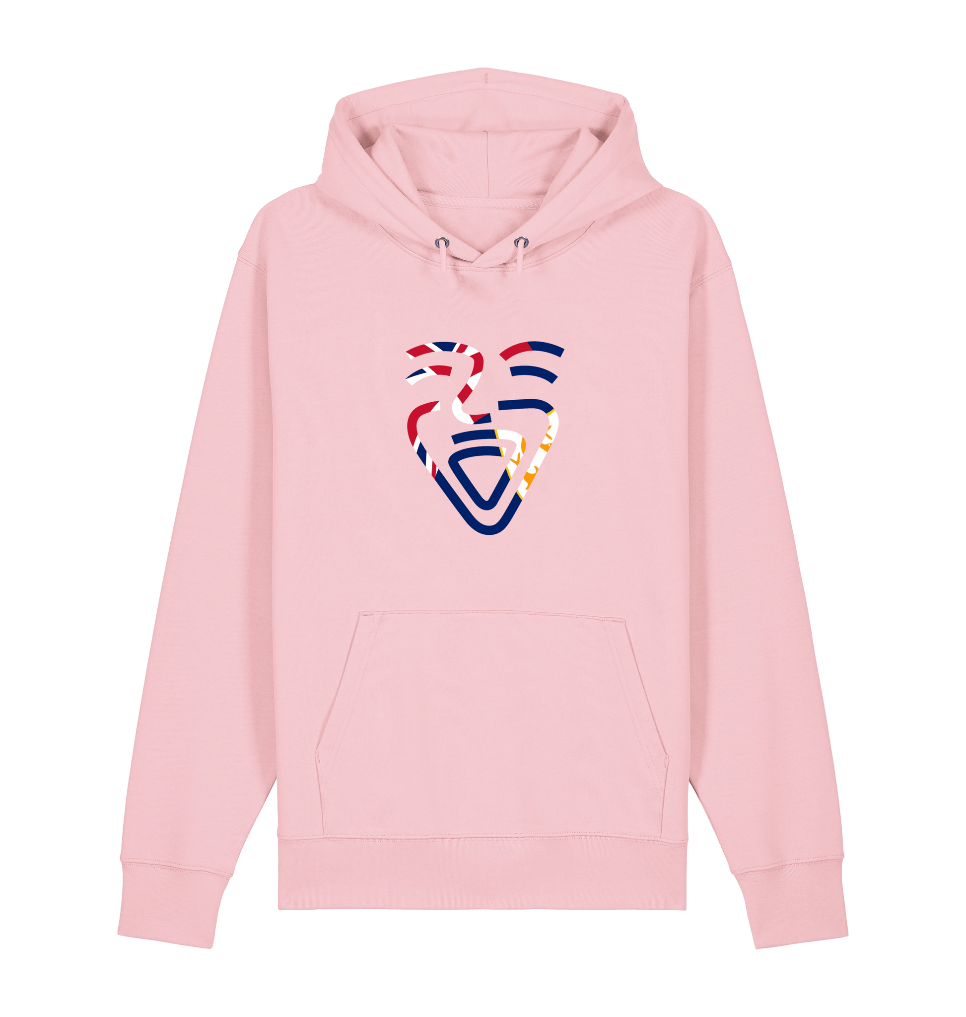 Cotton Pink Printed Sweater Front