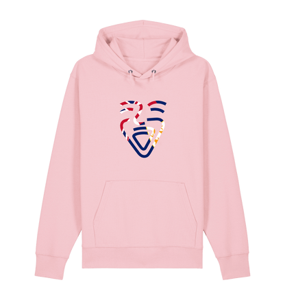 Cotton Pink Printed Sweater Front