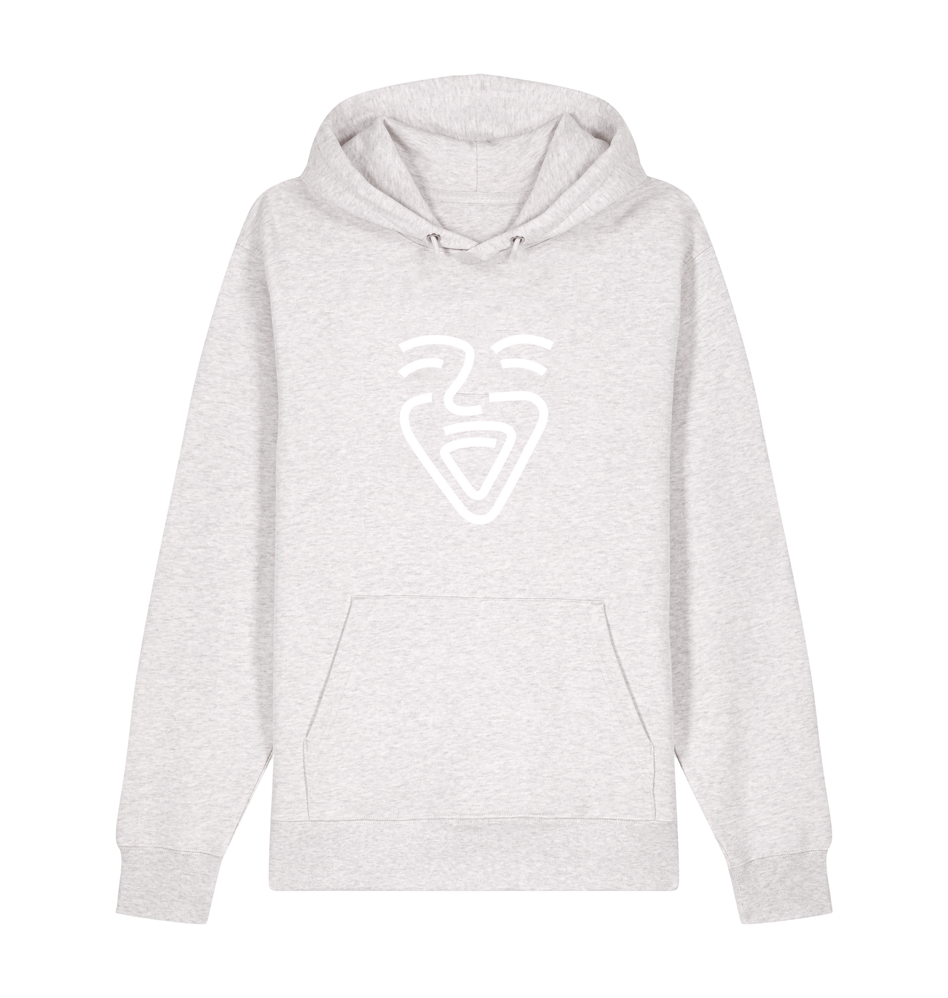 Cool Heather Grey Printed Sweater Front