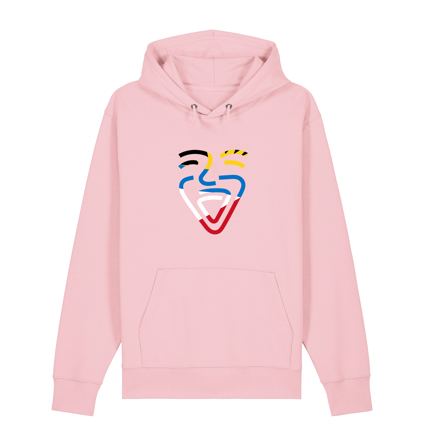 Cotton Pink Printed Sweater Front