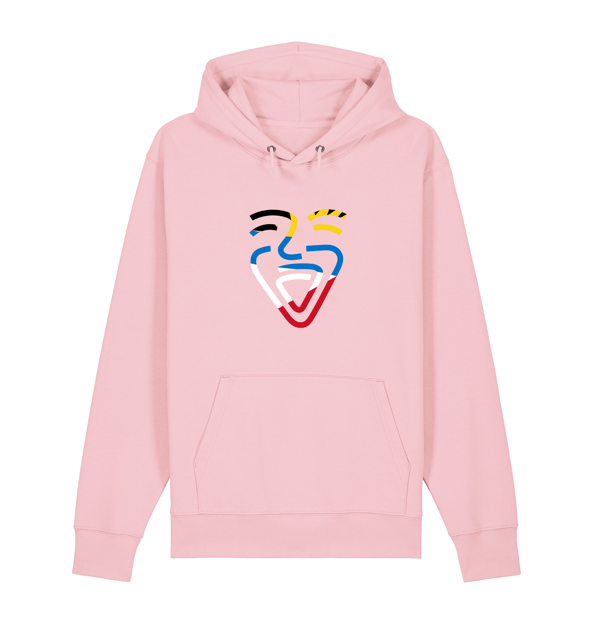 Cotton Pink Printed Sweater Front