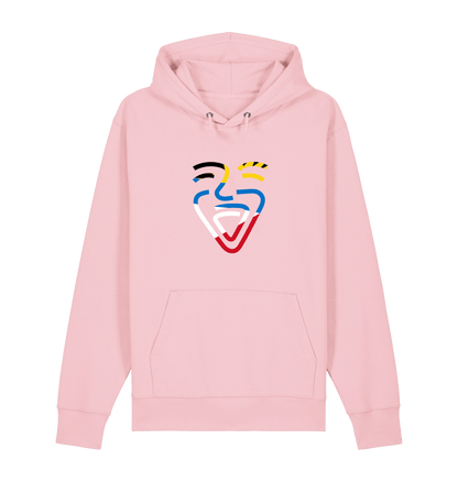 Cotton Pink Printed Sweater Front