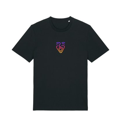 Black Printed T-shirt Front