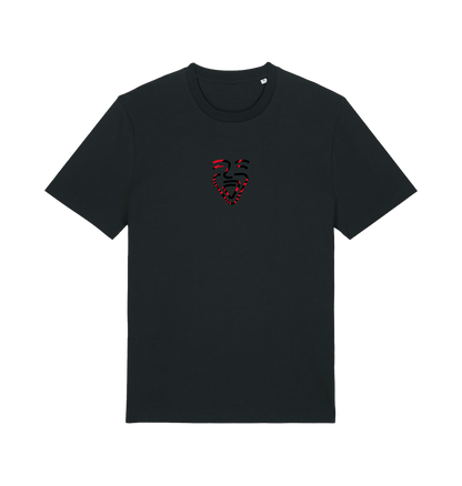 Black Printed T-shirt Front
