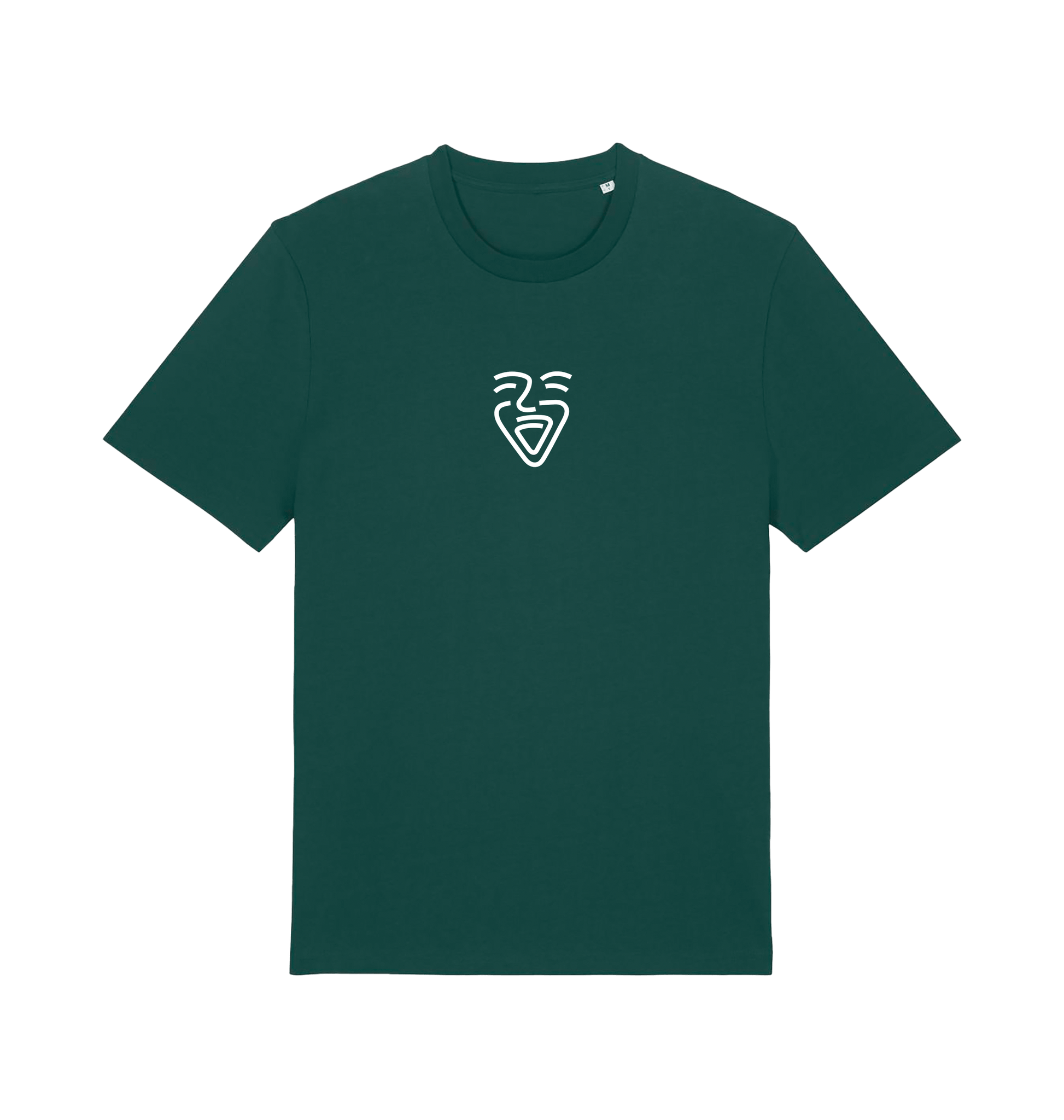 Glazed Green Printed T-shirt Front
