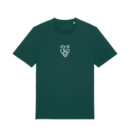 Glazed Green Printed T-shirt Front