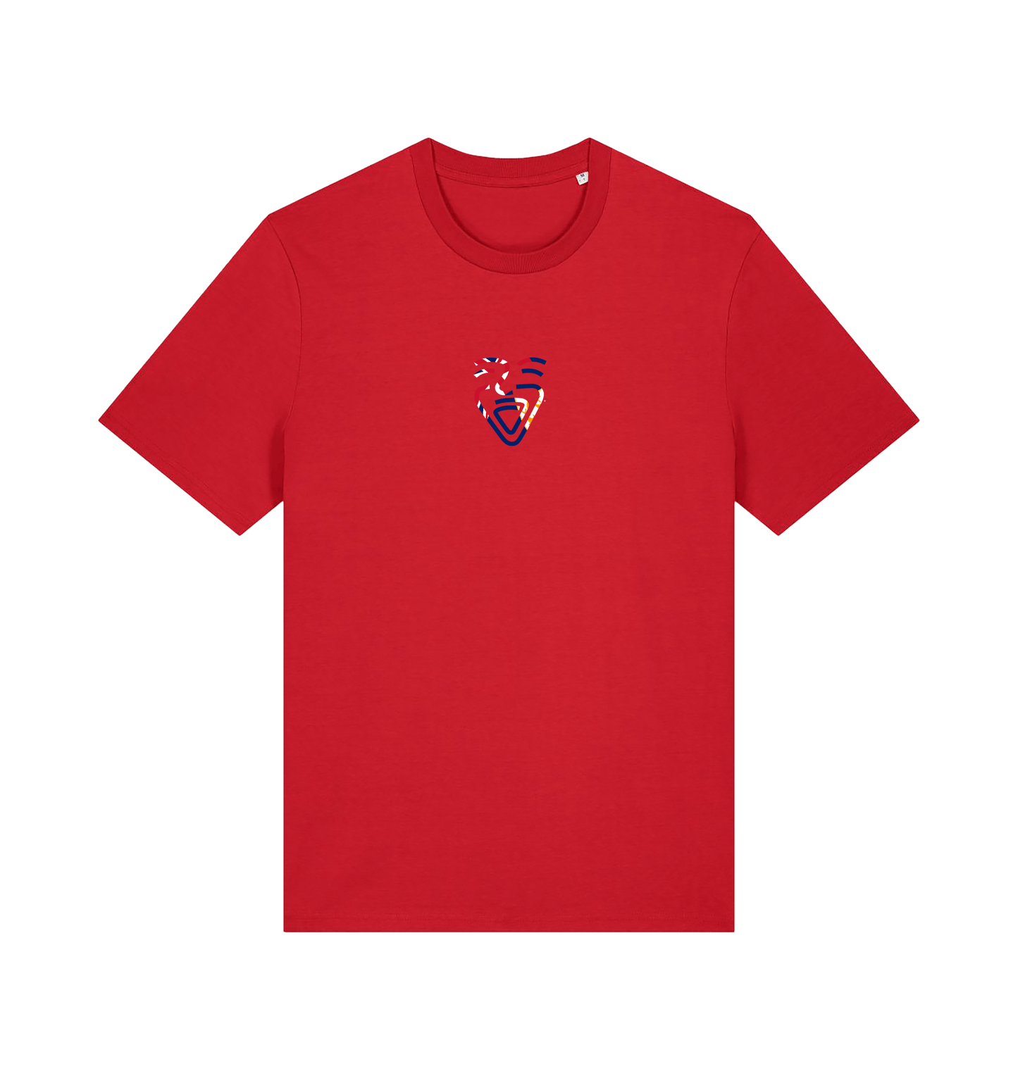 Red Printed T-shirt Front