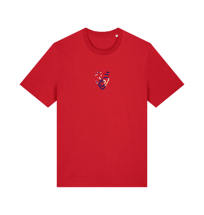 Red Printed T-shirt Front