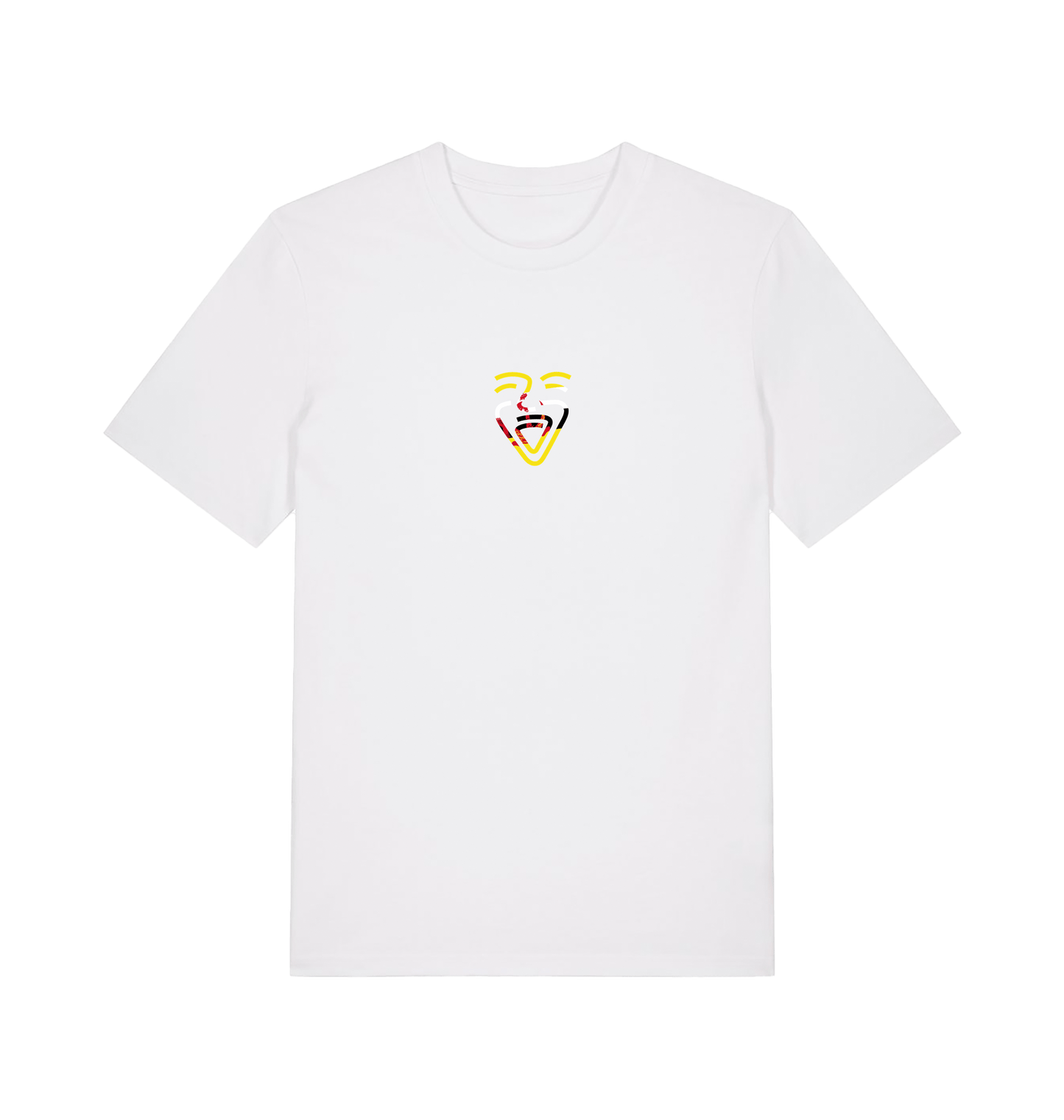 White Printed T-shirt Front