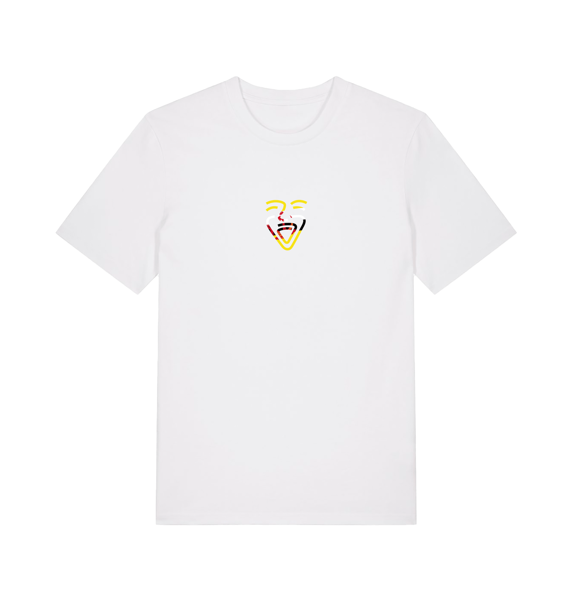 White Printed T-shirt Front